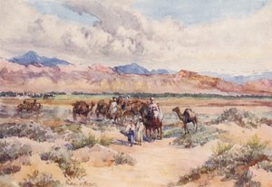 Een karavaan in de Sahara door Frances Nesbitt