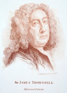 Sir James Thornhill, Engelse schilder van historische onderwerpen (gravure)
