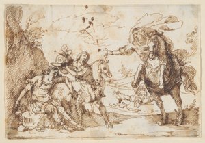 Scène uit Tasso door Francesco Allegrini