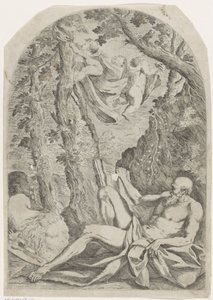De heilige Hieronymus door Francesco Amato