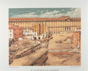 Italië, Napels, Albergo dei Poveri (Hospice voor de Armen) 1889