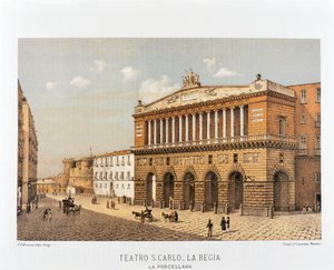 Italië, Napels, San Carlo Theater door Francesco Aversano