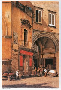 Italië, Napels, Sedile di Porto Straat