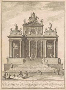 De Prima Macchina voor de Chinea van 1785 door Francesco Barbazza