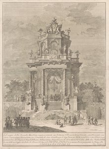 De Seconda Macchina voor de Chinea van 1782: Een plattelandsfestival 