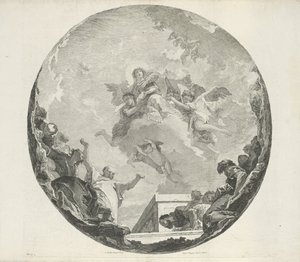 Hemelvaart van Maria door Francesco Bartolozzi (attributed to)