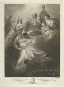 Apotheose van de Franse koninklijke familie door Francesco Bartolozzi