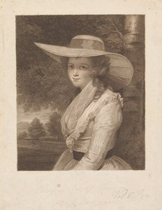 Lavinia Spencer (geboren Bingham), gravin Spencer door Francesco Bartolozzi