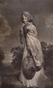 Miss Elizabeth Farren, later gravin van Derby, ca. 1792 door Francesco Bartolozzi