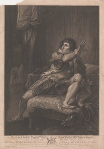 Mr. Kemble in de rol van koning Richard de Derde - "Richard III," Act V, Scene V