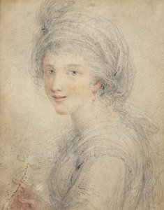 Portret van Angelica Kauffman door Francesco Bartolozzi