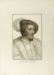 Portret van een jonge man door Francesco Bartolozzi