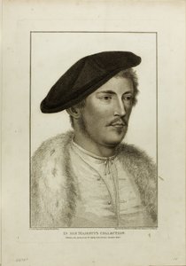 Portret van een jonge man door Francesco Bartolozzi
