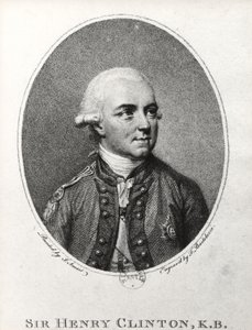 Sir Henry Clinton (1730-95) (gravure) door Francesco Bartolozzi