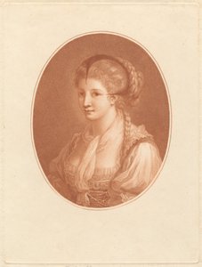 De schone Elzasserin door Francesco Bartolozzi
