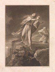 De verrijzenis, de heilige Maria Magdalena en Maria, de moeder van Jakobus door Francesco Bartolozzi
