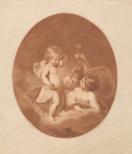 Venus tadelt Amor door Francesco Bartolozzi