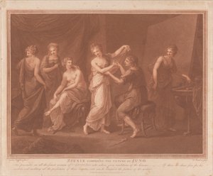Zeuxis Componeren van het Beeld van Juno