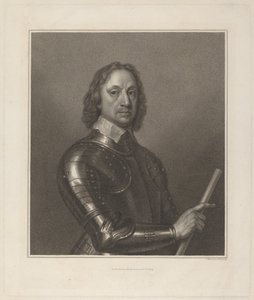 Oliver Cromwell door Francesco Bartolozzi after Robert Walker