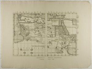 Kaart van Libië, het Midden-Oosten en Noord-Afrika door Francesco Berlinghieri
