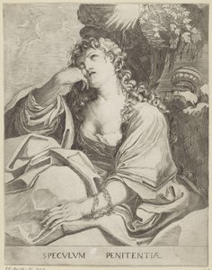 Maria Magdalena door Francesco Brizio (attributed to)