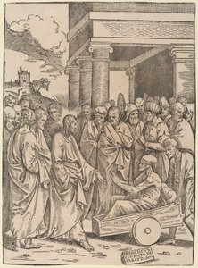 De Opwekking van Lazarus door Francesco Denanto