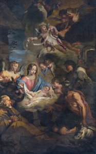 Aanbidding van de herders door Francesco Fabbrica