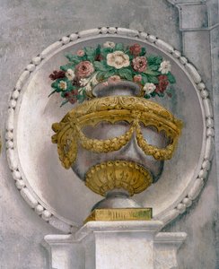 Vaas met bloemen (fresco)