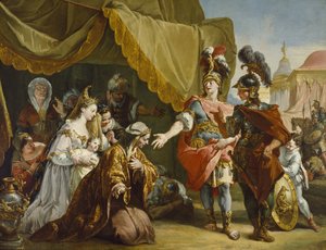 Familie van Darius voor Alexander