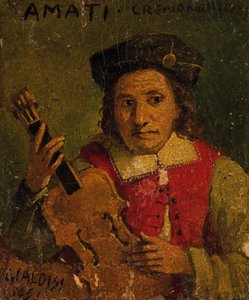 Portret van Nicola Amati door Francesco Gialdisi