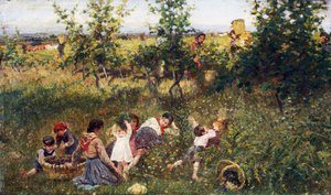 Druivenoogst door Francesco Gioli