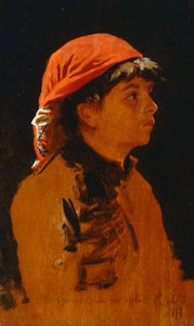 Rode sjaal door Francesco Gioli