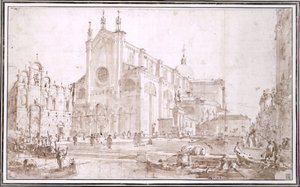 Heiligen Johannes en Paulus door Francesco Guardi