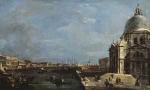 Het Grote Kanaal, Venetië door Francesco Guardi