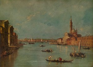 Het eiland San Giorgio, Venetië, c1770, 1938 door Francesco Guardi