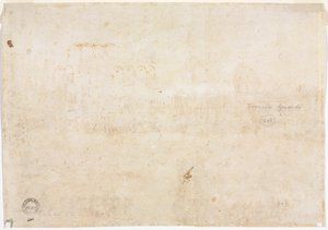 Drie Schetsen van Bogen, 1782 door Francesco Guardi
