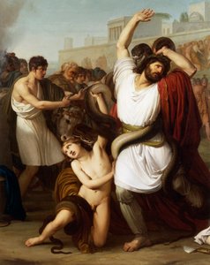 Troyaanse priester Laocoon (detail) door Francesco Hayez