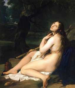 Boetvaardige Heilige Maria Magdalena door Francesco Hayez