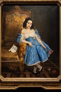 Portret van gravin Luigia Negroni Prati Morosini door Francesco Hayez