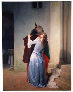 De Kus door Francesco Hayez