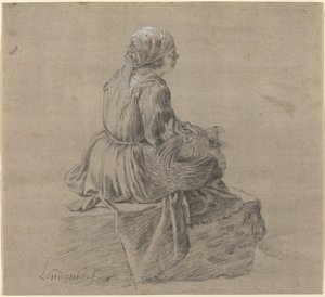 Zittende Boerin