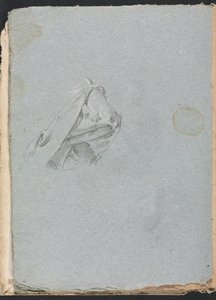 Verona schetsboek: Draperiestudie pagina 10, 1760