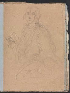 Verona Schetsboek: Heren pagina 55, 1760 door Francesco Lorenzi