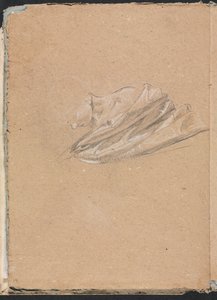 Verona Schetsboek: Hoofd en schouder met draperie pagina 14, 1760