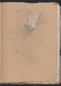 Verona Schetsboek: Rechterbeen pagina 33, 1760 door Francesco Lorenzi