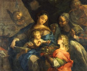 Heilige Familie door Francesco Mancini