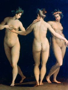 De Drie Gratiën, 1564-1597 door Francesco Morandini