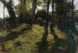 Studie van hout door Francesco Paolo Michetti