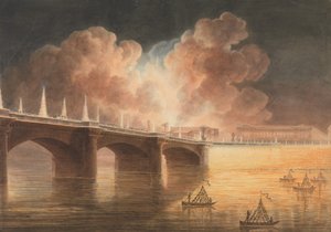 Feest voor de algemene vrede gegeven in Parijs op 18 Brumaire. Pont en Place de la Concorde, 1801-2