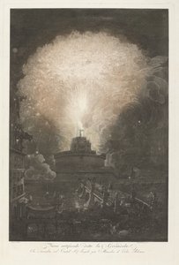 Vuurwerk bij de Engelenburcht